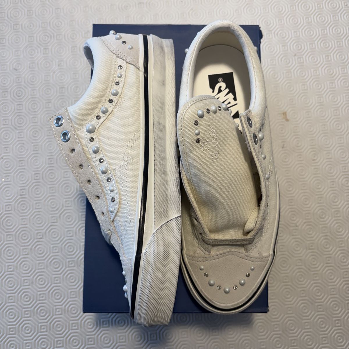 Vans Scarpe da uomo: Vans LX Old Skool 34 Pearlized White - Taille 38 – Nuovo e nell'imballaggio originale da Onex venduto da Chooseyoursneaks 4