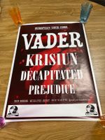 Tourposter Vader Krisiun Decapitated Prejudice European 2002