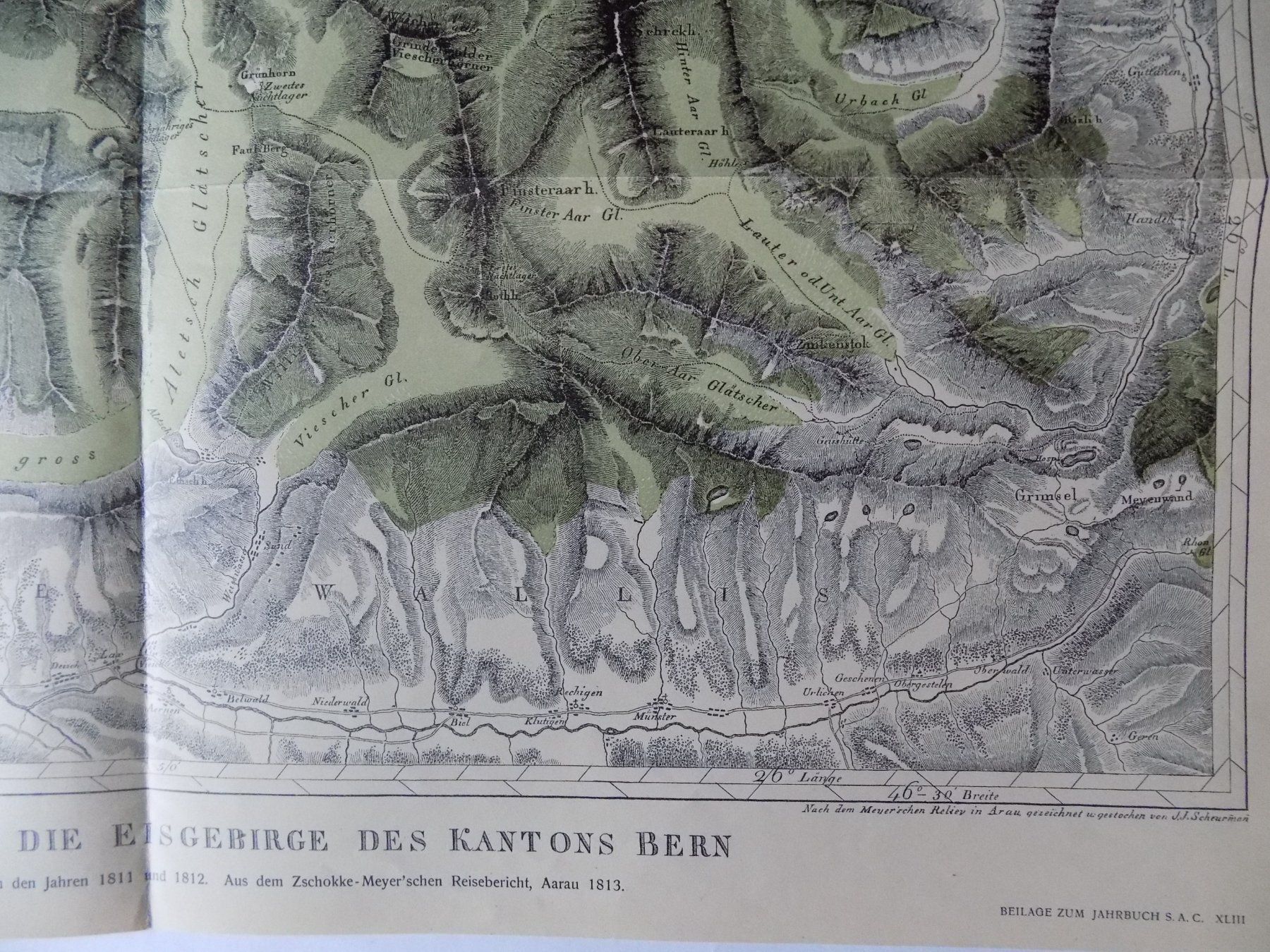 Incisioni: Panorama der Eisgebirge des Kanton Bern – Usato da Risch venduto da Antikfee 5