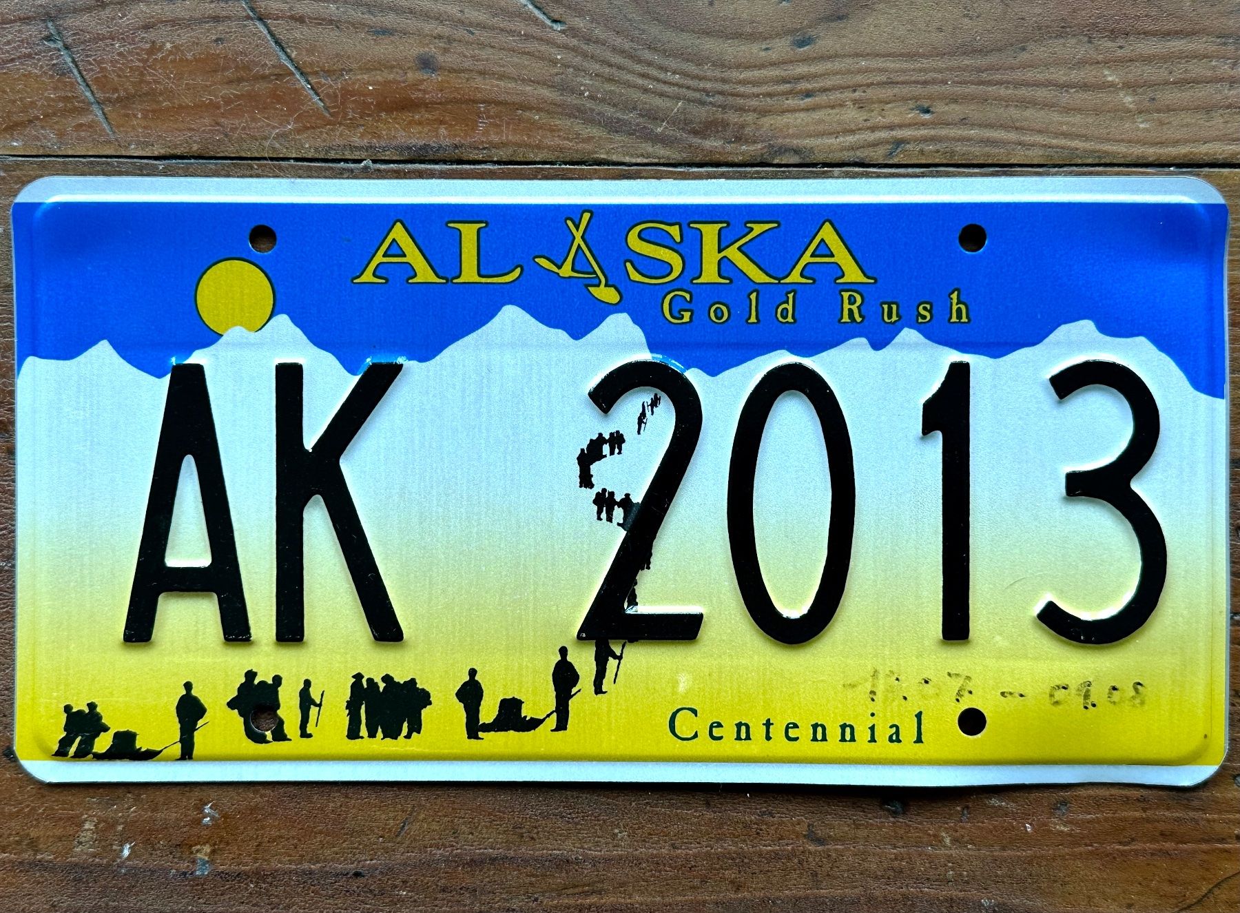 Schilder: Autonummer Alaska 2013 – Gebraucht aus Seltisberg von quadartswiss