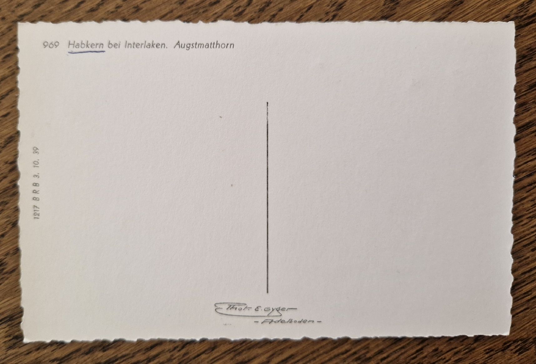 Cartoline postali: Habkern bei Interlaken – Usato da Ebikon venduto da Donar50 1