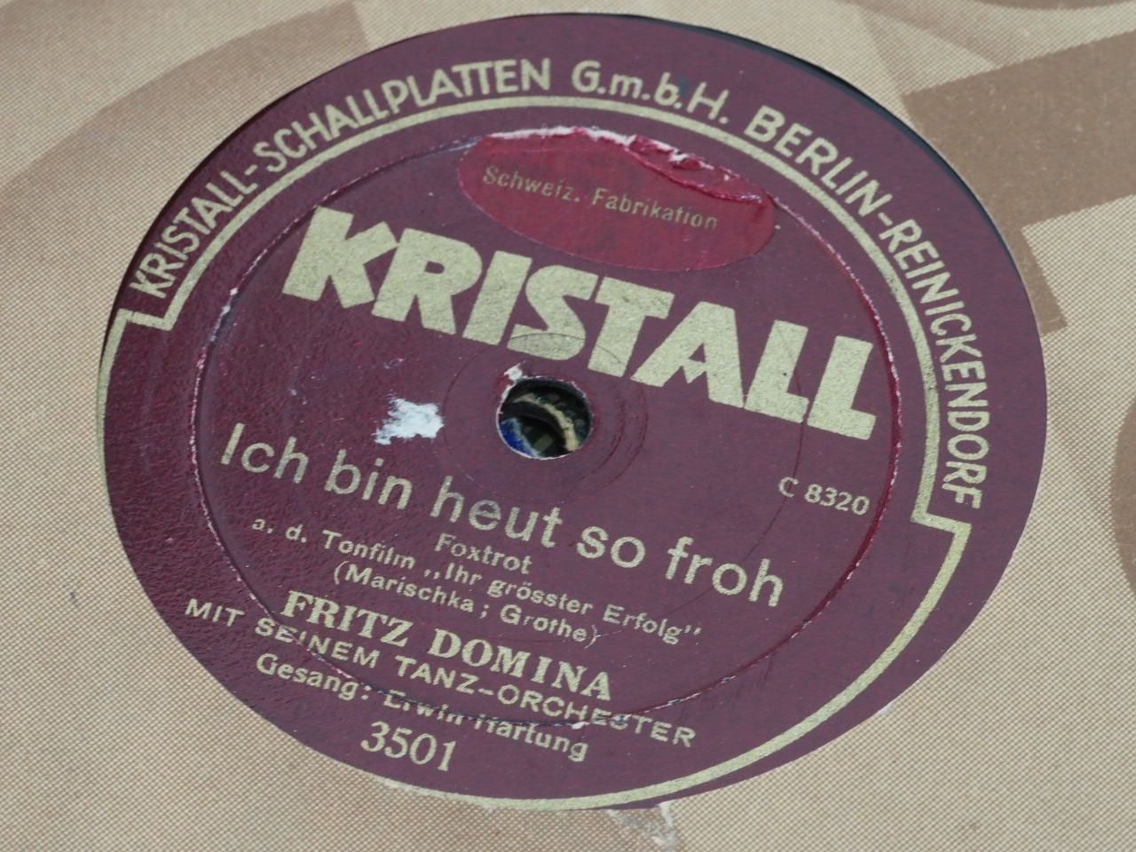 Schallplatten: DISQUES 78 TOURS – Gebraucht aus Lausanne von Leag 8