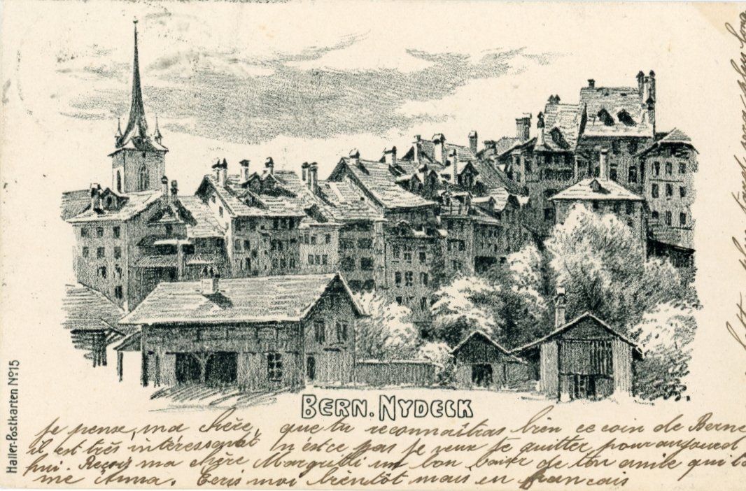 Cartes postales: Bern   BE  -    NYDECK      um  1 9 0 7 – D'occasion à Brig par Valcards54
