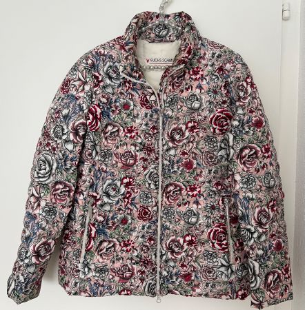 Fuchs Schmitt Daunenjacke, Blumendruck, Gr. 40, Top Zustand!