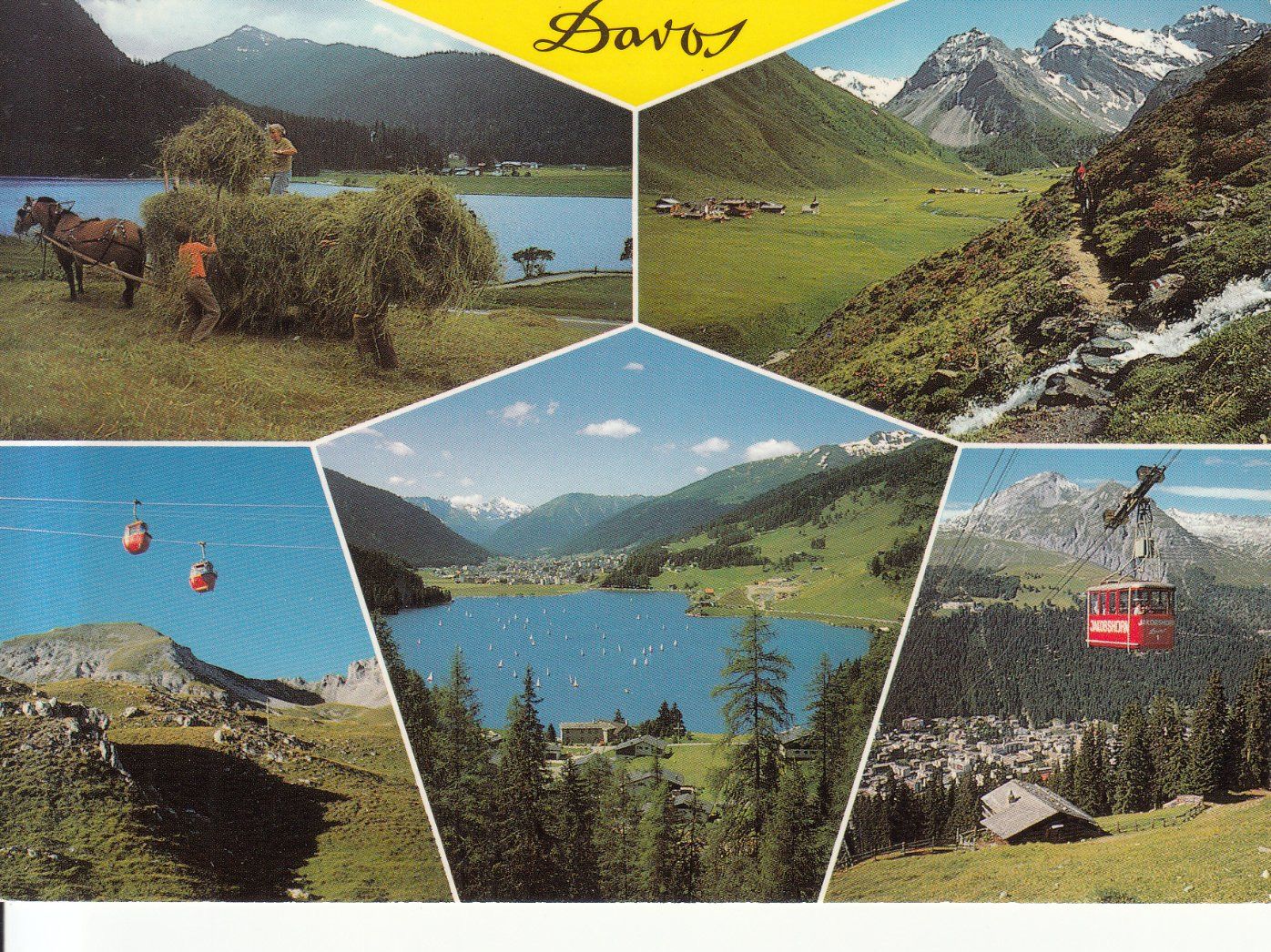 Cartoline postali: Davos 1980 – Usato da Bürglen TG venduto da StampGraf