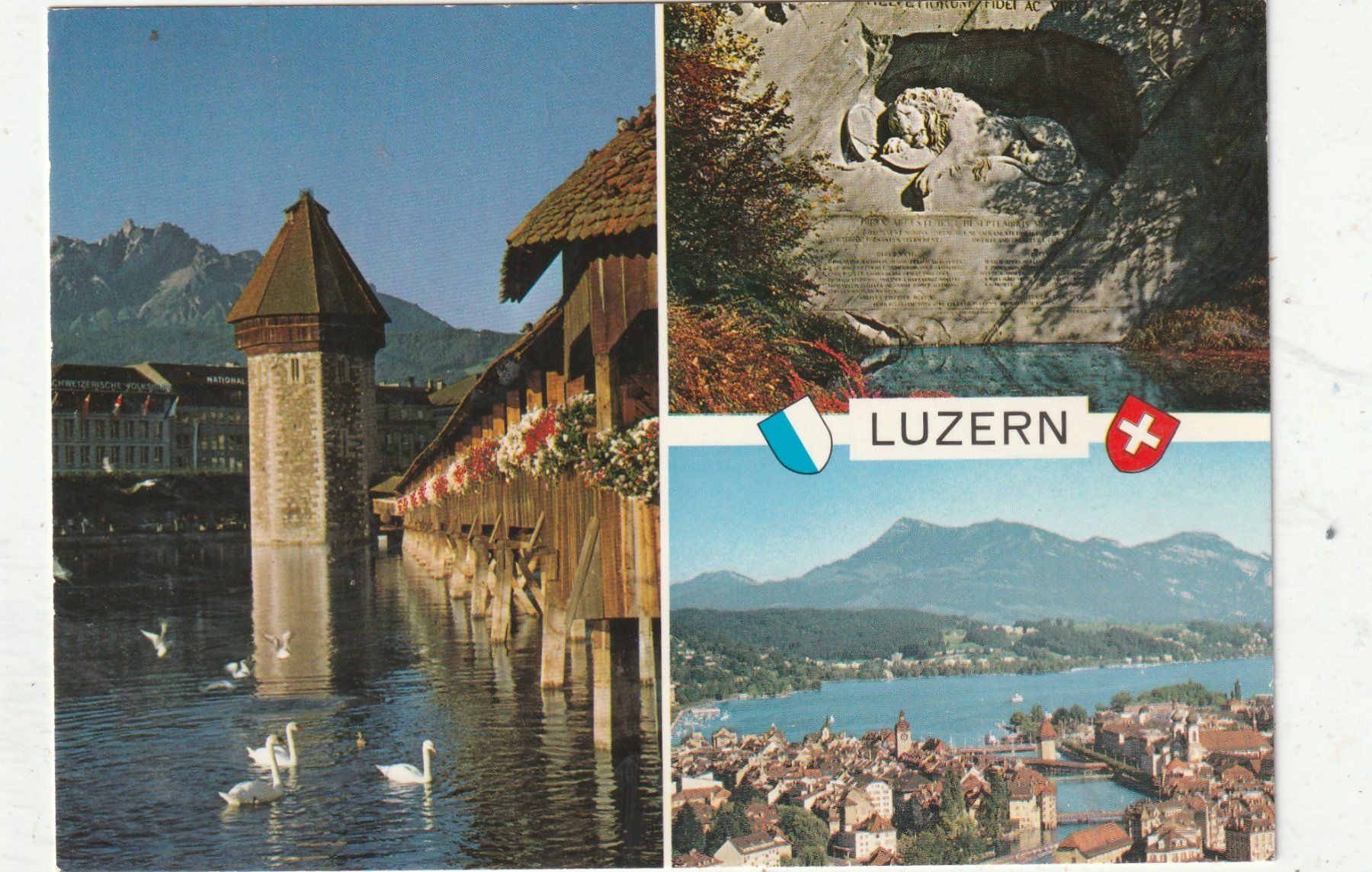 Ansichtskarten: Luzern – Gebraucht aus Lumbrein von made02