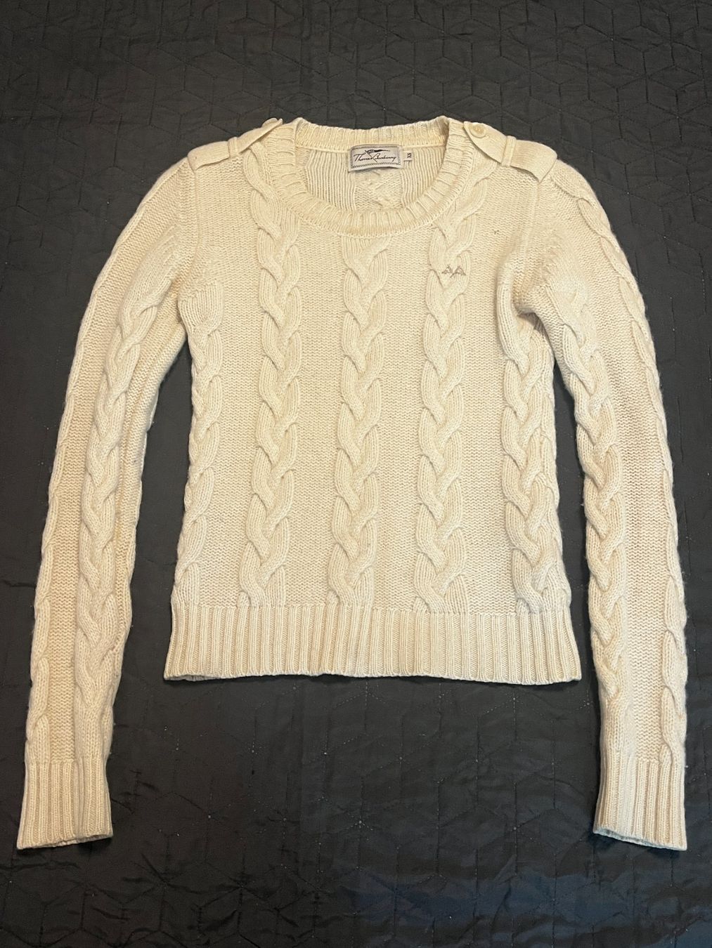 Burberry Maglioni & Felpe: Thomas Burberry Strickpullover cremefarben XS Zopfm – Usato da Zürich venduto da Firstprincess 1