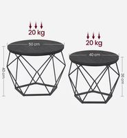 2 tables d'appoint