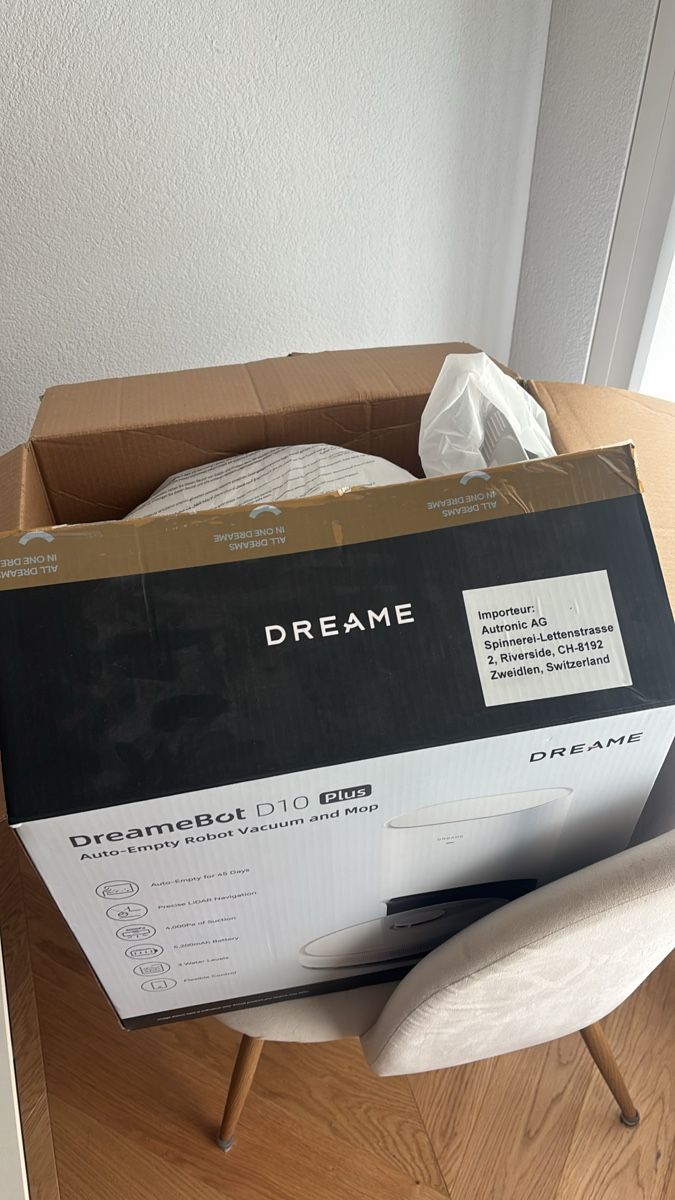 Dreame Staubsauger & Zubehör: Dreame D10 Plus mit Absaugstation weiss – Gebraucht aus Wahlen b. Laufen von Ms_collector 1