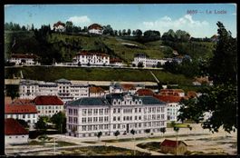 Le Locle, Ecole de l'Horlongerie   Luftbild  1916