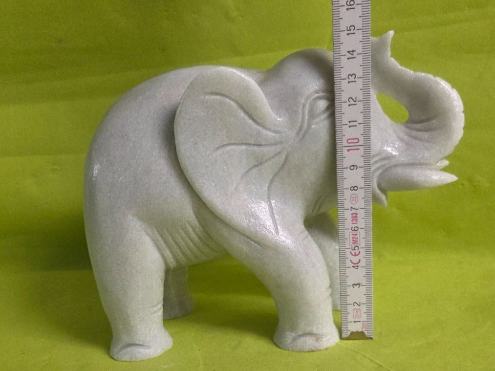 Sculture & Statue: Schöner Elefant aus Marmor 15cm – Nuovo (secondo la descrizione) da Roggliswil venduto da Mabelco 4