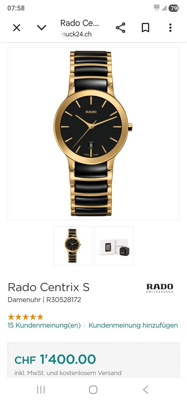Rado Orologi: Rado Damenuhr – Usato da Männedorf venduto da Mis_nl7l