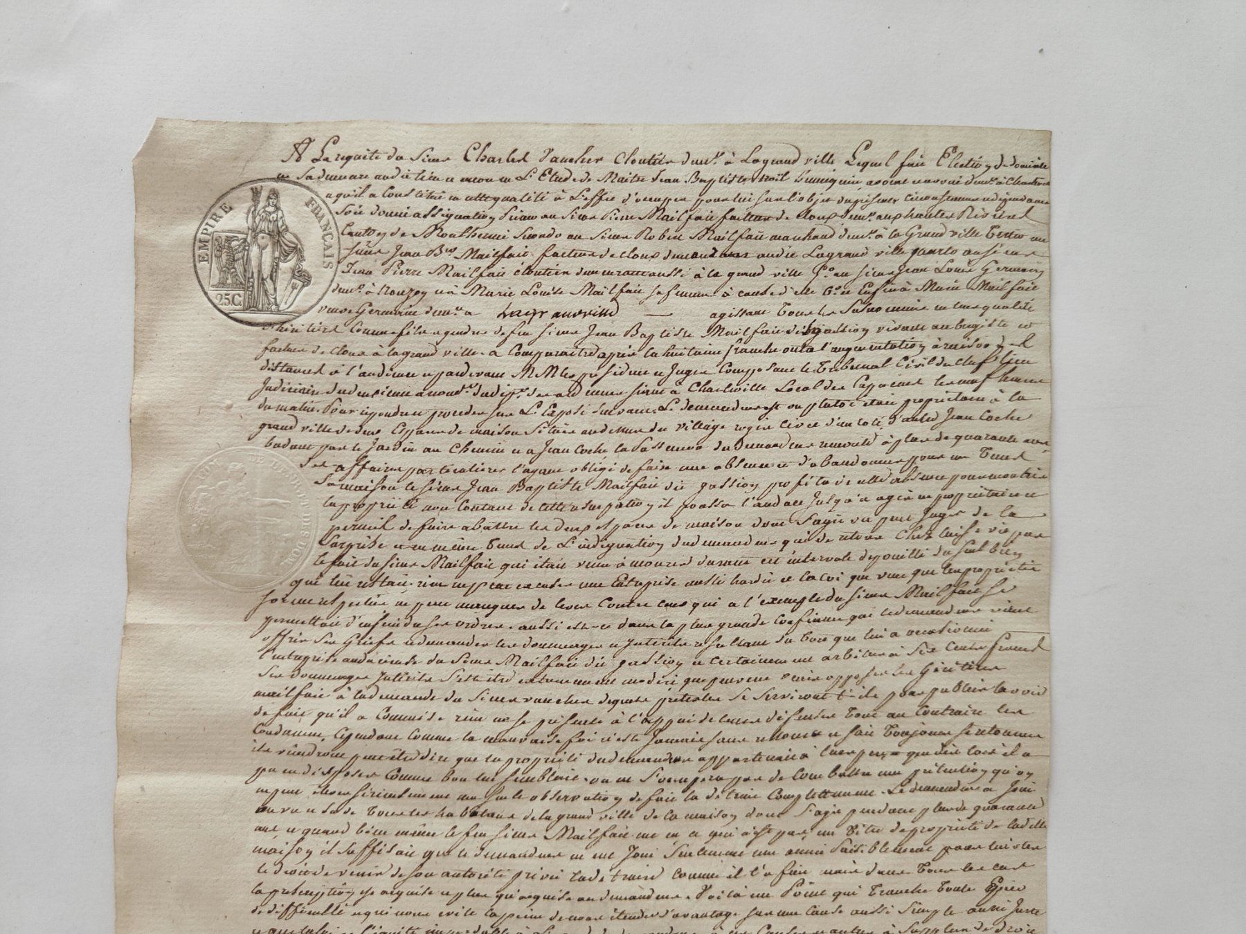 Dokumente: Historisches Dokument Pergament handschriftlich – Gebraucht aus Langendorf von zvonu161 2