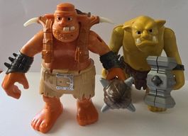 Lot 2 trolls / orcs géants Playmobil Knights 9340 & 9343