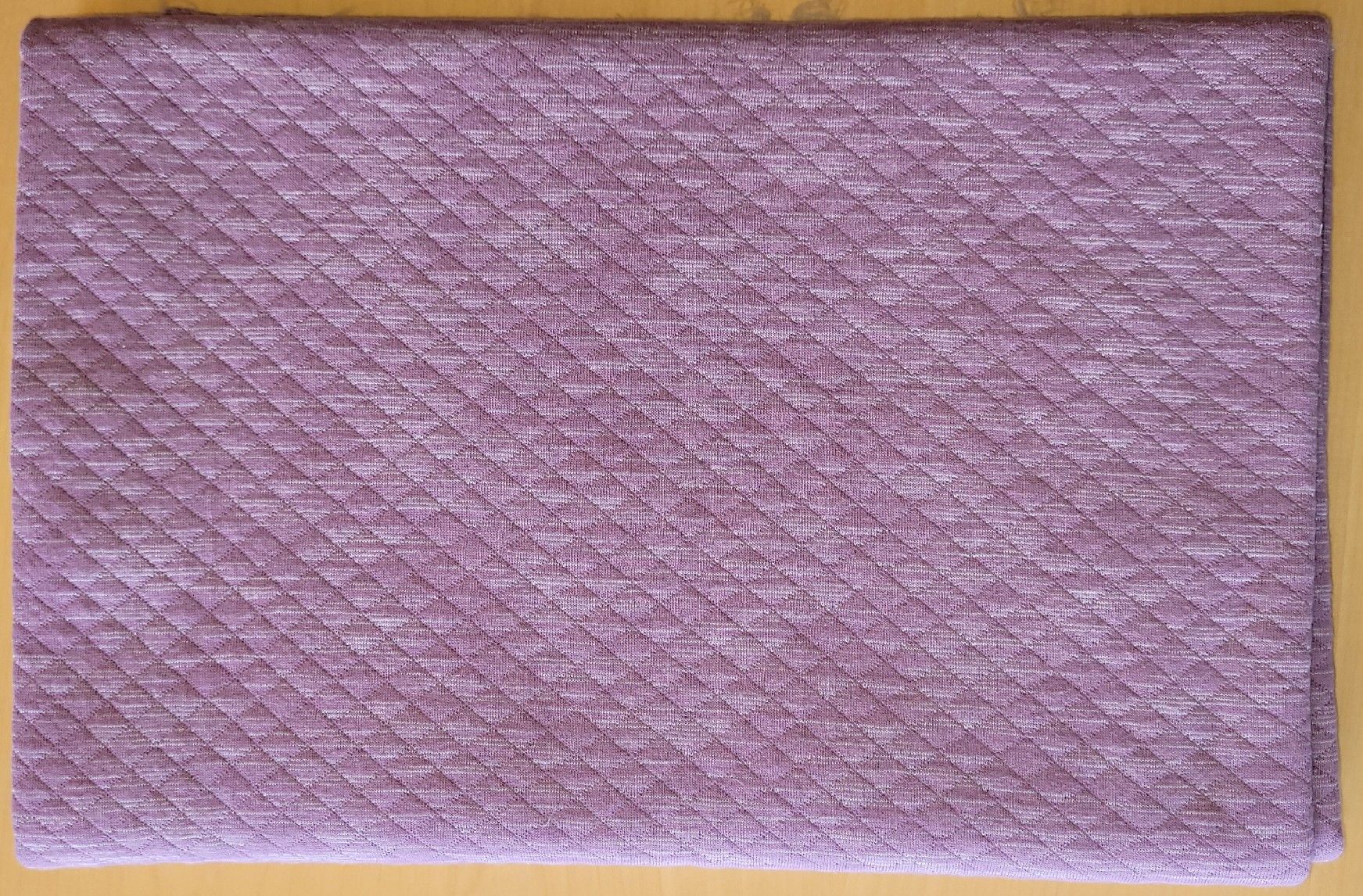 Tessuti: Doubleface Step-Jersey lila-meliert – Nuovo (secondo la descrizione) da Madiswil venduto da fabrics