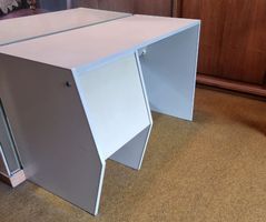 Mid-Century Schreibtisch - Aufklappbare Dokumentenablage 60s