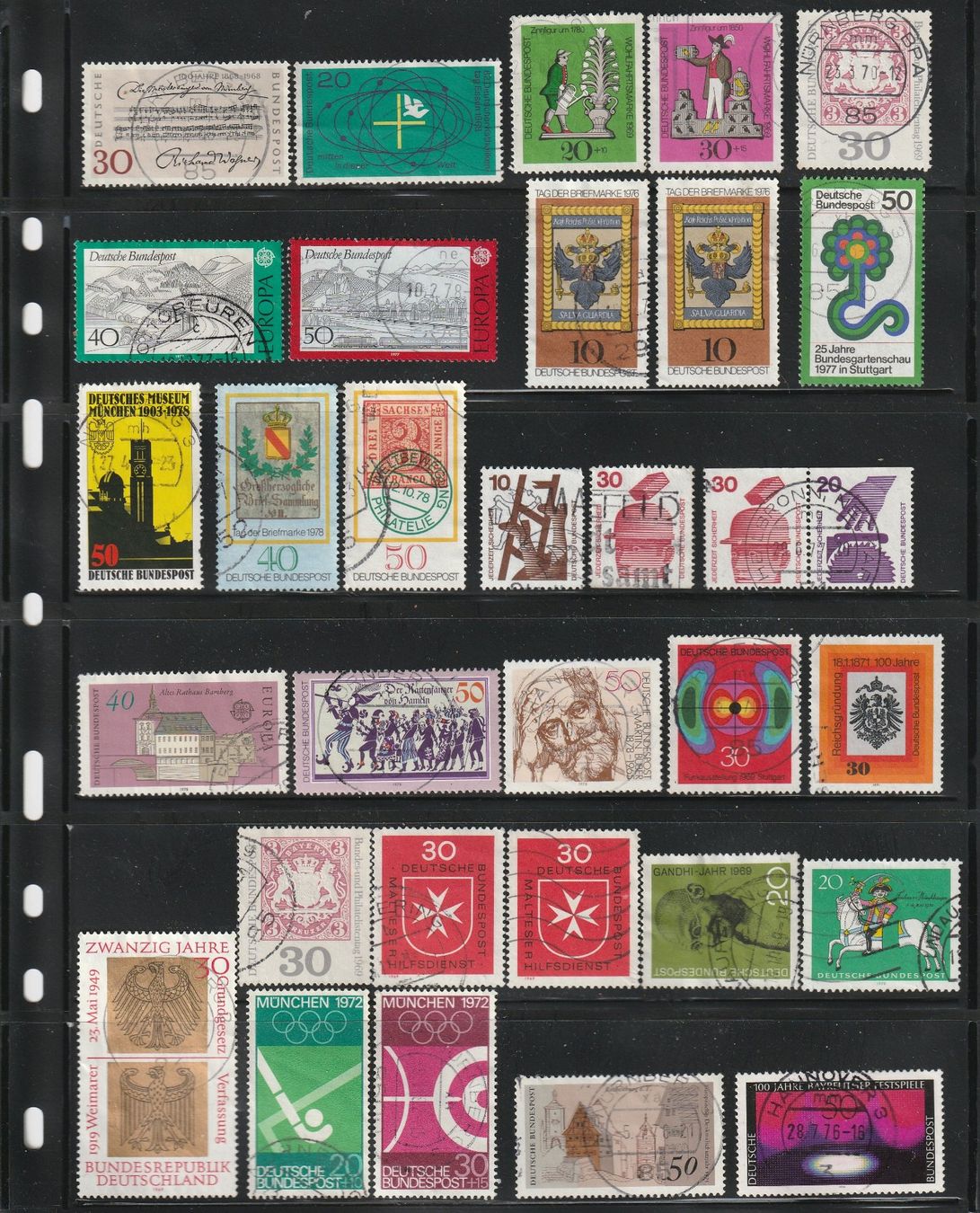 Tutti i francobolli: Briefmarken - Deutsche Bundespost -  BRD – Usato da Basel venduto da chrisKB 2