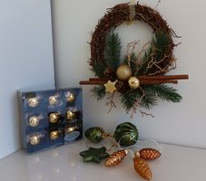 4-teilige Weihnachtsdekoration - NEU