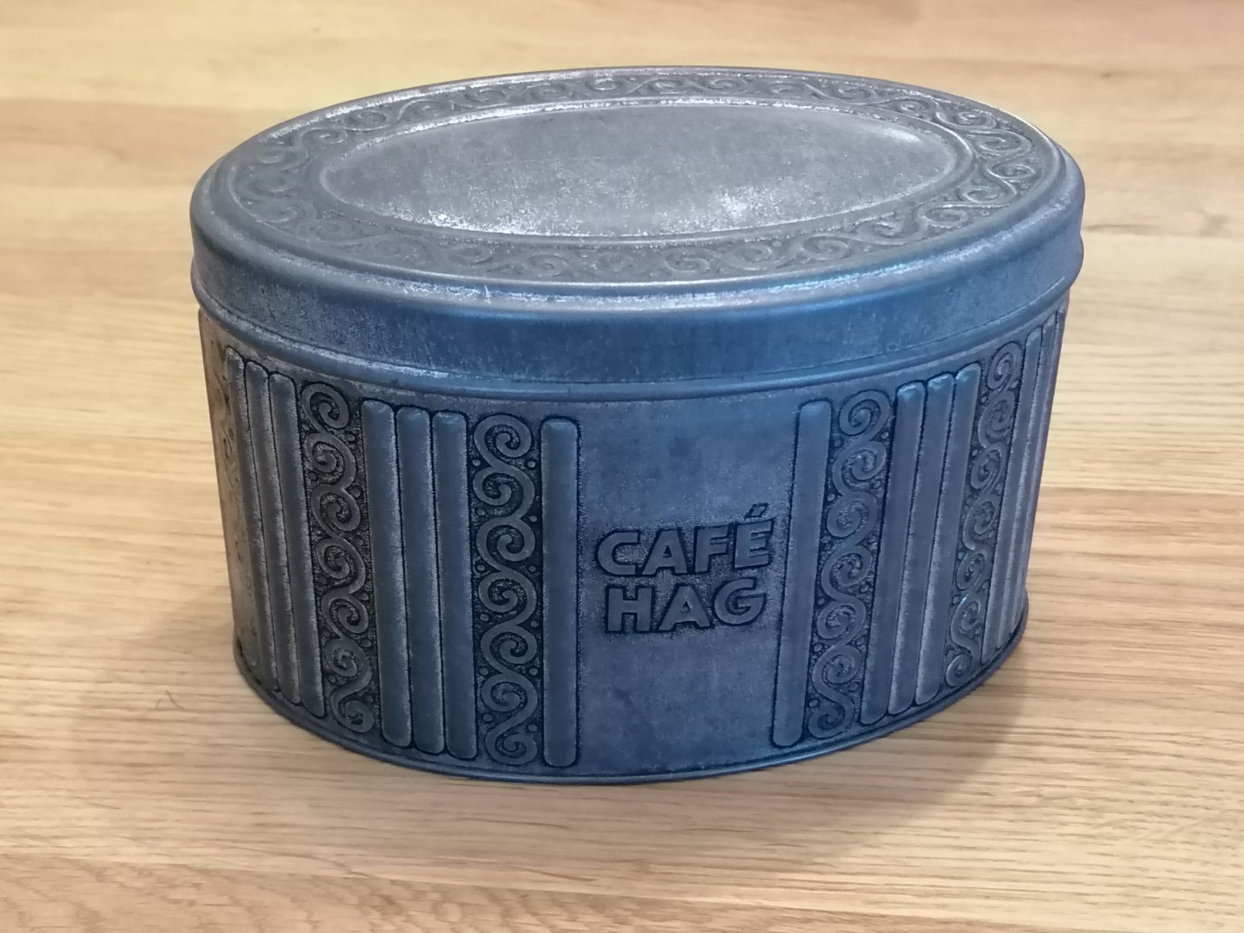 Pots: Antike Café HAG Blechdose – D'occasion à Basel par vintagecollector