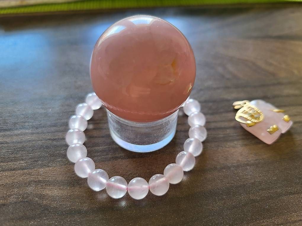 Pietre preziose:  Rosenquarz Schmuck – Usato da Kriens venduto da Aschada