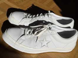 Converse One Star Sneaker Leder weiss Grösse 43 gebraucht