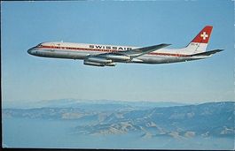 SWISSAIR Flugzeug DC-8-62