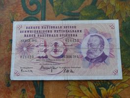 SUISSE  10  Francs  1963  (4423)  Billet