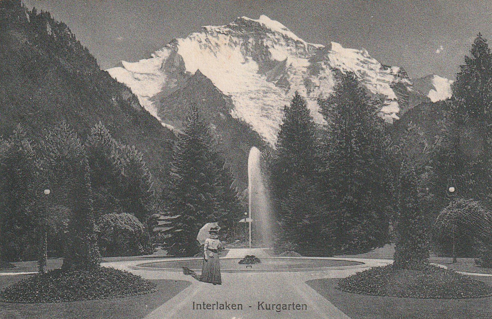 Cartoline postali: AK Interlaken gel. 4.9.1916 – Usato da Fribourg venduto da schnalla92