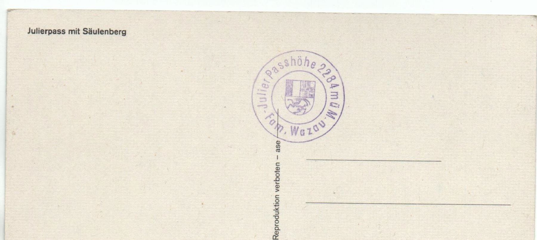 Cartes postales: JULIERPASS Kiosk - Auto, VW-Käfer – Neuf (Voir description) à Jona par philajona 1