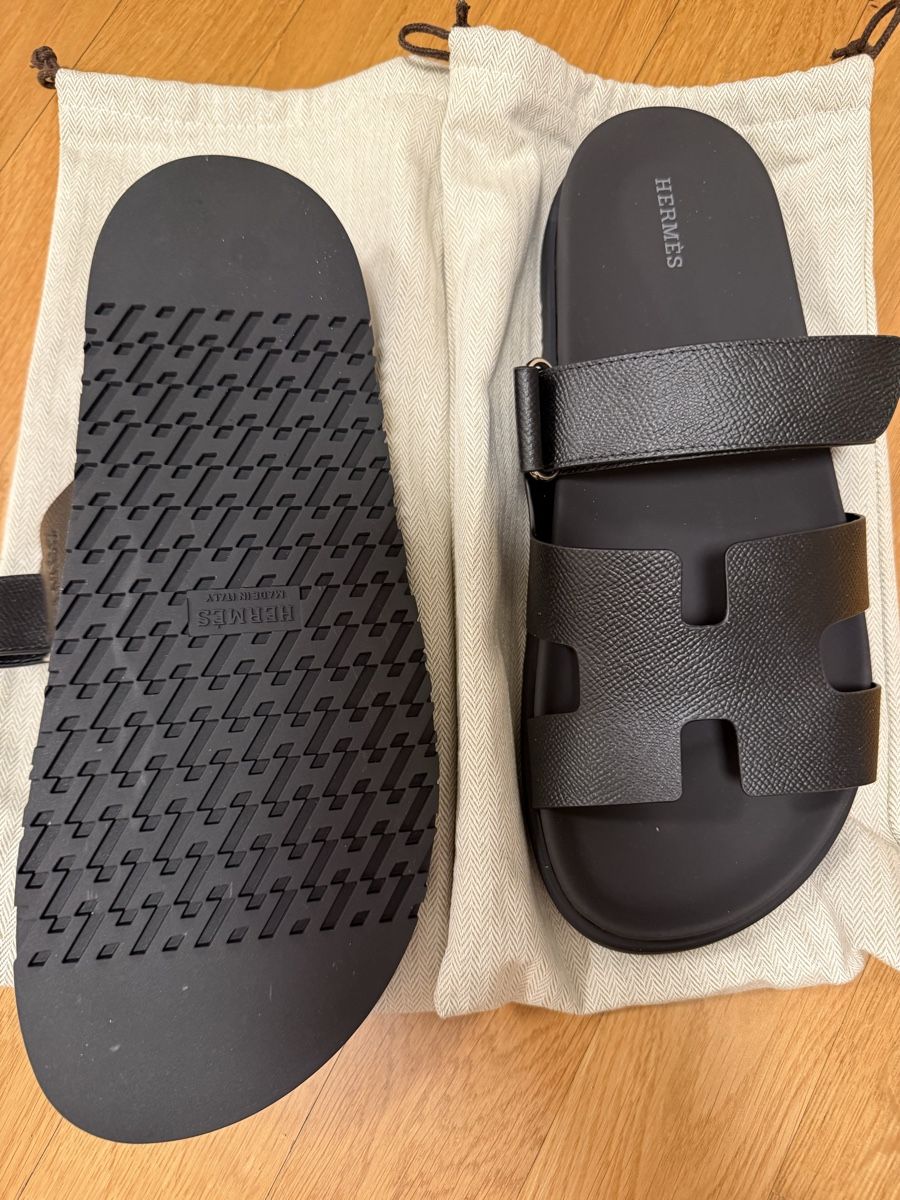 Hermès Herrenschuhe: Herren Sandalen Hermes schwarz – Neu und originalverpackt aus Tann von DicianniLe 2