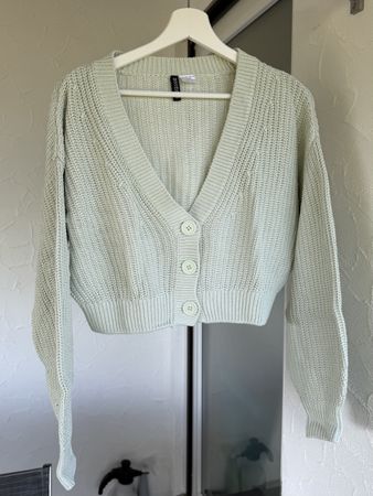 Cardigan hellgrün