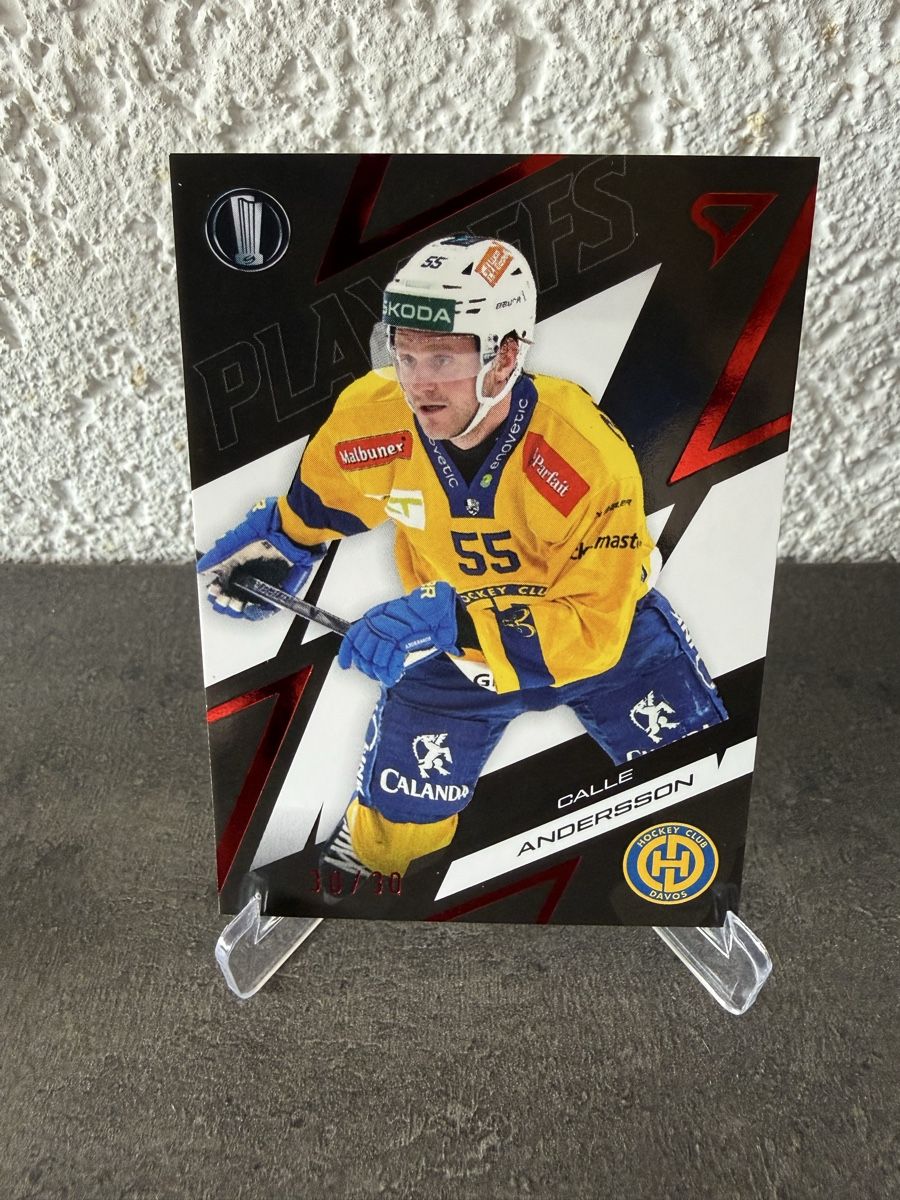 Sportzoo Cartes à collectionner: 30/30 - Calle Andersson - HC Davos  – Neuf avec emballage d'origine à Réchy par Leeroy1998