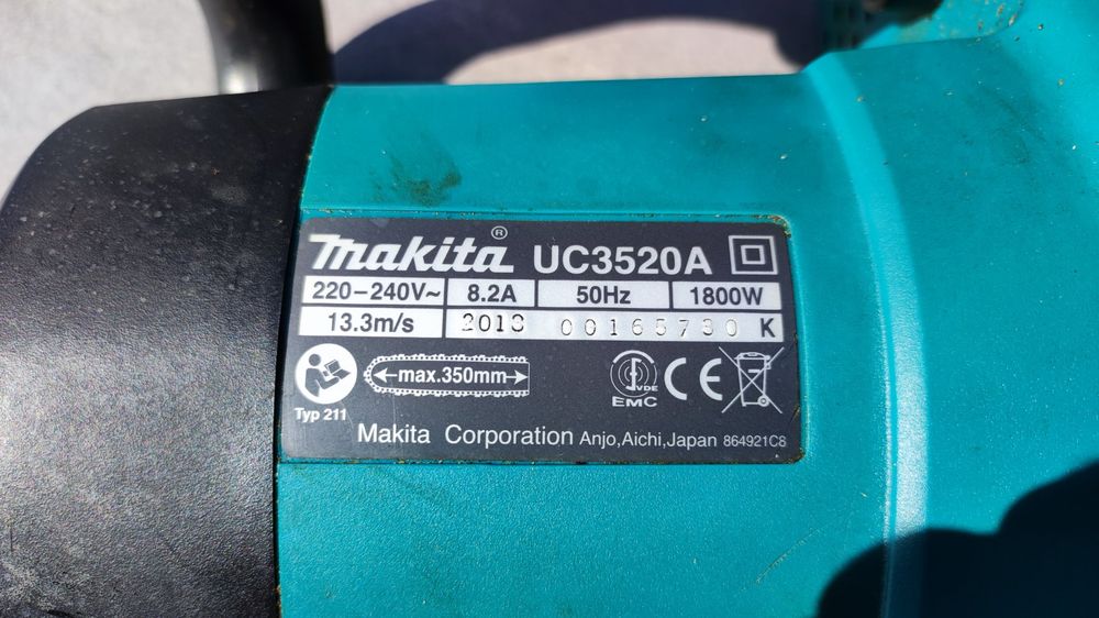 SECURA Sägeketten Set Für Makita UC3520A - 2 Ketten + Schwert 35 Cm, 3/8" 1,1 Mm 52 TG