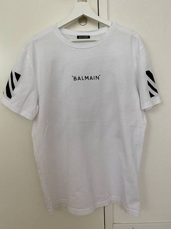 Balmain T-Shirt Gr. L weiss, nur 2x getragen, zu verkaufen