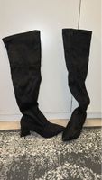 Schwarze Overknee Stiefel, Grösse 40, neuwertig