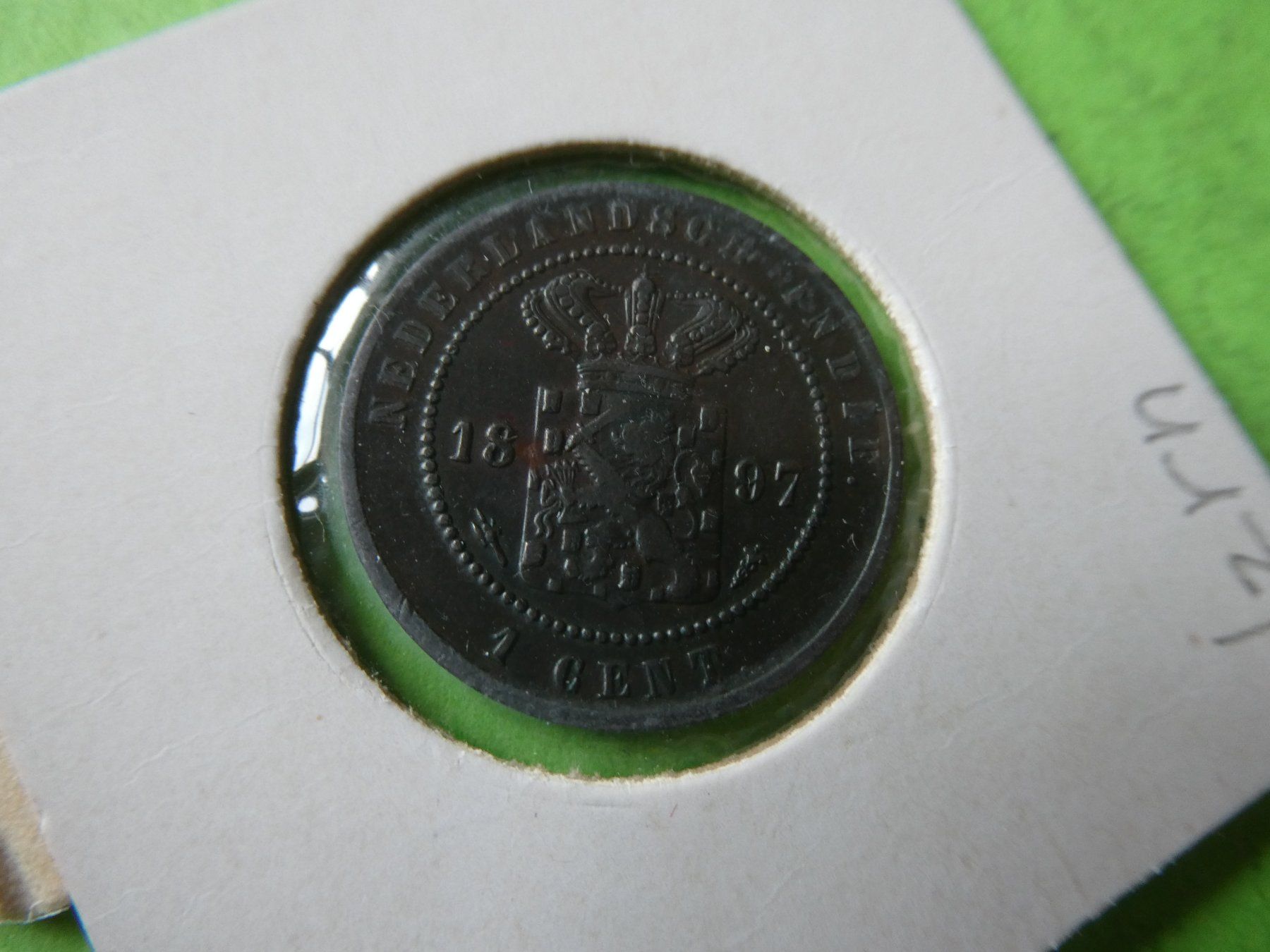 Tutti le monete: NIederländisch Indien 1897,  1 Cent – Usato da Hinterforst venduto da Rohusri 1