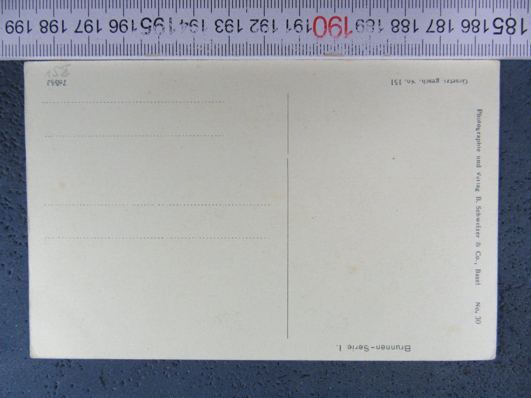 Cartes postales: BASEL GEMSBERG-BRUNNEN BELEBT AK-BS – D'occasion à Ettingen par Hausi4711 1