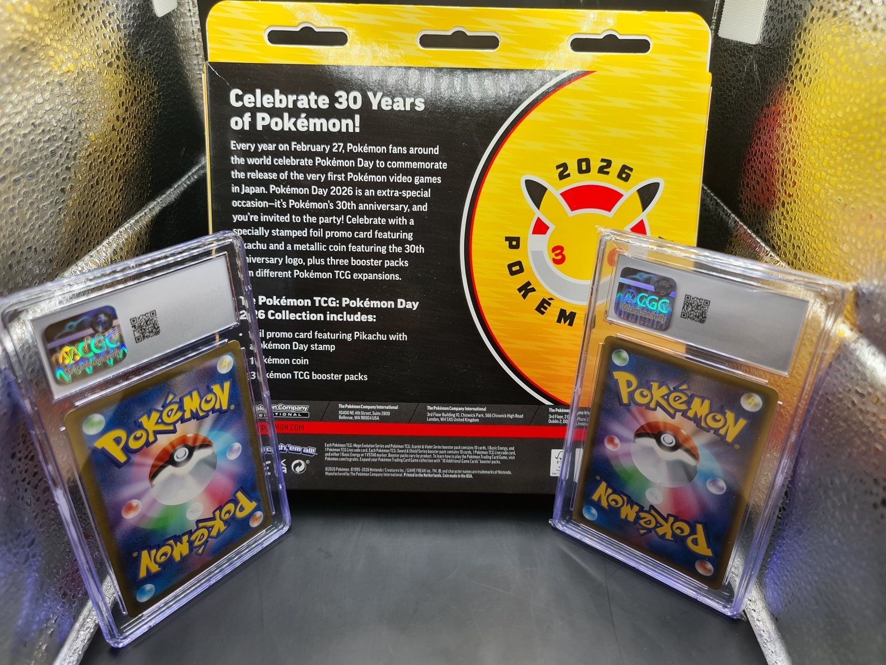 Pokémon Day 2026 EN + Gengar & Lapras V CGC 8.5 (Neu (gemäss ...