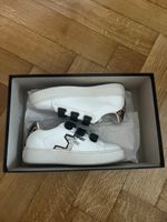 Baskets Serafini Madison léopard blanc