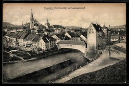 Baden, Ortsansicht mit dem Landvogteisch