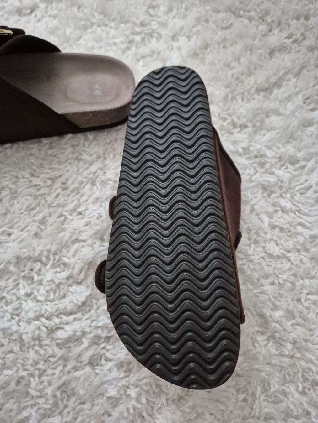 H&M Scarpe da donna: H&M Sandalen aus Veloursleder – Nuovo (secondo la descrizione) da Niederhelfenschwil venduto da usa001 2