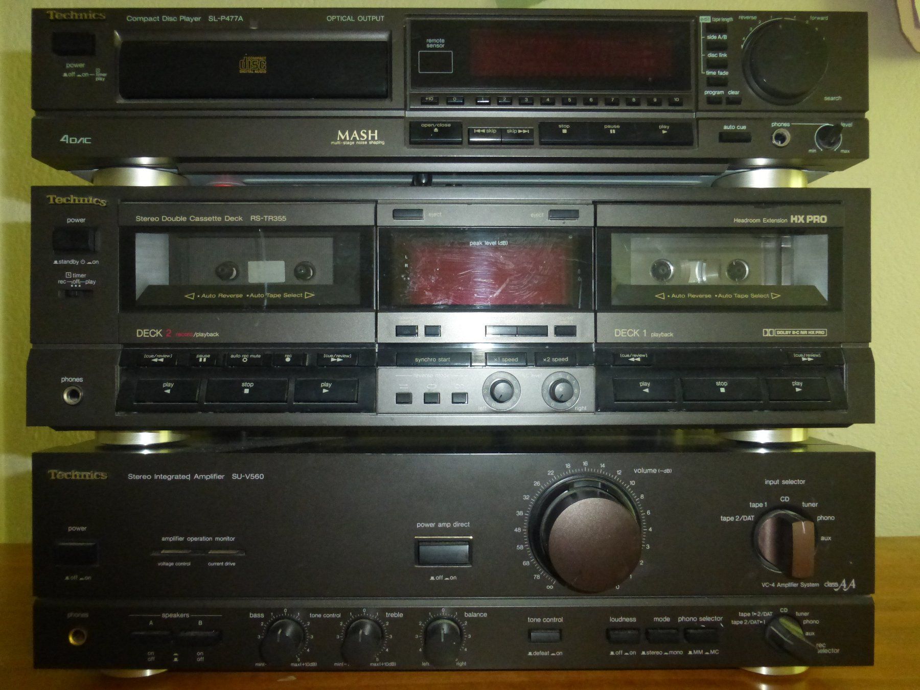 Technics Amplificateurs: Technics Verstärker Amplifier Tape Kassette CD Player – Défectueux à Zumikon par psisound 9
