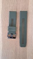 Garmin Fenix 3/5/6.. Silikon Armband 26mm olivgrün + Kappe