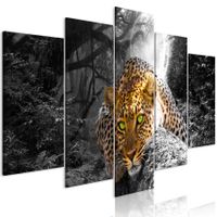 XXL Wandbild 200x 100 cm NEU Leopard Natur