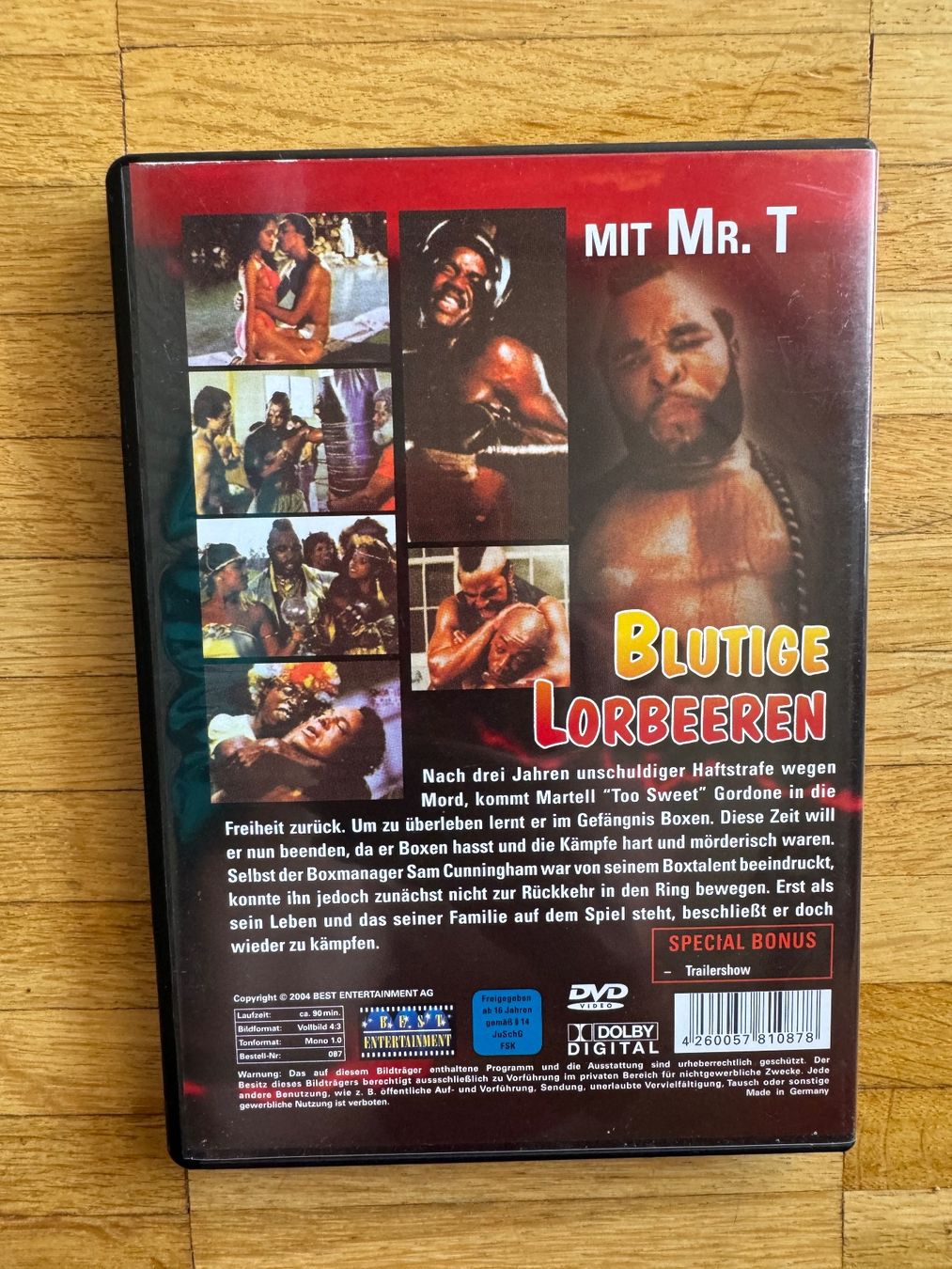 Tutti i DVDs: BLUTIGE LORBEEREN  (DVD) MIT MR. T – Usato da Basel venduto da san_2qlq 1