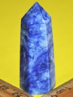 Deko Heilstein K-1085 – Sodalith Obelisk 4,5 cm