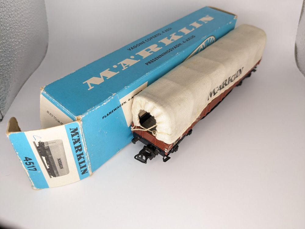 Wagons Märklin 4517 & 4029 - État Comme Neuf, Boîte D'origine, France