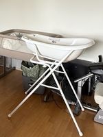 Babywanne mit Ständer weiss guter Zustand