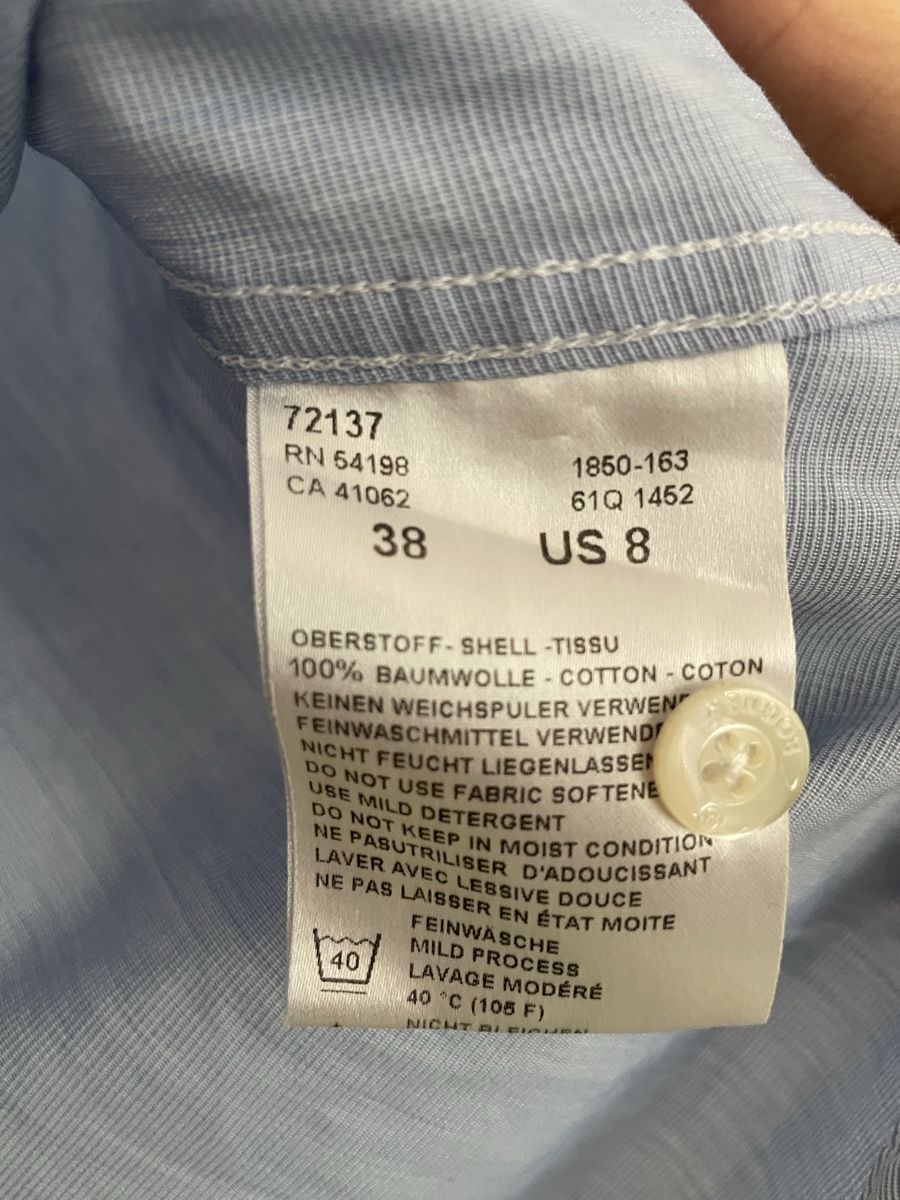 Bogner Chemisiers: BOGNER Damen Bluse hellblau, 38 – D'occasion à Zürich par lau_w5z5 2