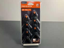 neues 6-er Set Nylon Federzwingen 50mm ab 1.-